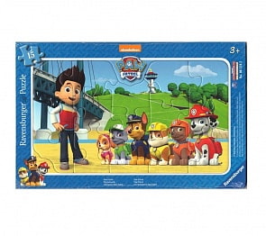 Пазл - Щенячий патруль, 15 деталей (Ravensburger, 06124)