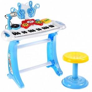 Электроорган с табуретом и микрофоном HK-6015C, 37 клавиш (B1688528)