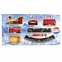 Железная дорога на батарейках с дымом и аксессуарами V8513, 25 деталей, свет и звук  - миниатюра №1