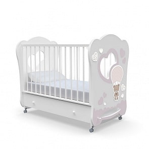Детская кровать Nuovita Stanzione Cute Bear swing белый (Nuovita, NUO-CUB_227)