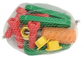 Набор инструментов с конструктором: гаечный ключ, отвертка, 4 болта, 4 гайки, 4 ленты (Нордпласт, Н-545/1)