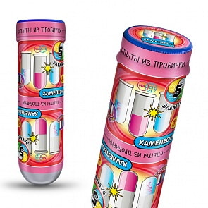 Набор для экспериментов Опыты из пробирки - Хамелеон (Дельта, 310пр)