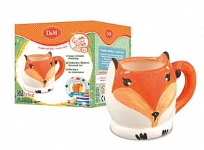 Набор из керамики и красок - кружка «Лиса» (Docha&Mama, 60707)