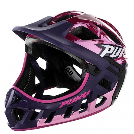Шлем - Puky фулфейс S, 50-54, розовый 