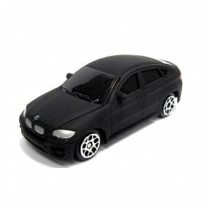 Машина металлическая RMZ City - BMW X6, 1:64, черный матовый цвет (RMZ City, 344002SM) Машина металлическая RMZ City - BMW X6, 1:64, черный матовый цвет (RMZ City, 344002SM)