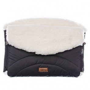 Муфта меховая для коляски Nuovita Tundra Bianco Nero/Черный (Nuovita, NUO-mTUNB_2074)