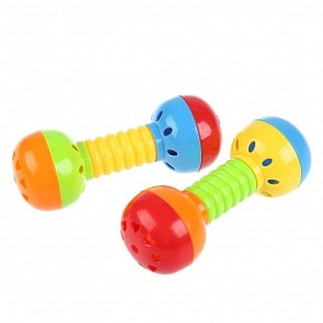 Развивающая погремушка Гантельки 2 шт (Умка, B1642267-R1)