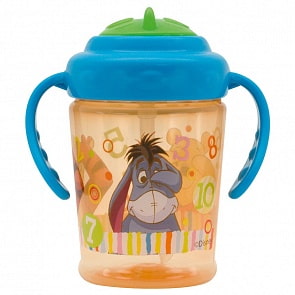Поильник - Мои друзья Тигруля и Винни - Ослик, со складным носиком, от 6 месяцев, 250 мл (Lubby, 14218/144/12_Ослик)