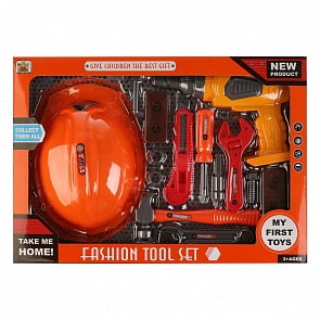 Набор строительных инструментов 36778-76, 14 деталей, свет и звук (1705K679sim)