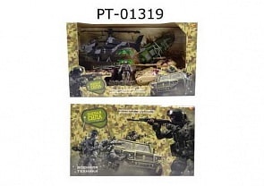 Набор военной техники Боевая сила с фигуркой и аксессуарами (Abtoys, PT-01319)