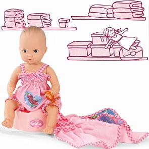 Кукла Аквини, 33 см, 7 аксессуаров (Gotz, 1953038)