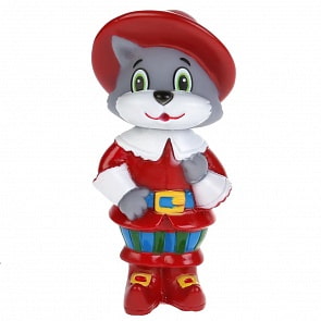 Кот в сапогах для ванной, пластизоль, в сетке (Играем вместе, 36R)