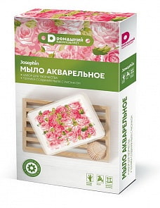 Мыло акварельное Домашний - Розы (Фантазер, 404103ФН)