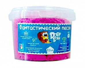 Фантастический песок, розовый, 0,5 кг (1toy, Т10258)