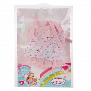 Купальник для кукол ™Карапуз - Звезды (Карапуз, OTF-1901W-RU)