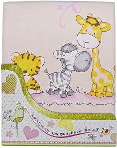 Комплект постельного белья Сафари, розовый (Золотой Гусь, 2146)