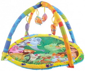 Детский игровой коврик с мягкими игрушками на подвеске и дугами (Умка, B1387960-Rsim)