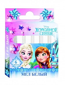 Мел белый - Холодное сердце, 6 штук (Centrum, 90132)