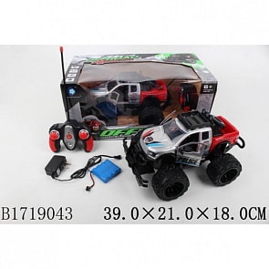 Радиоуправляемая машина Джип – Полиция, на аккумуляторе, двери открываются, свет (B1719043sim)