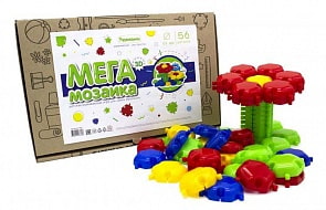 Мега мозаика 3D, 56 деталей (Развивашки, Р1002)