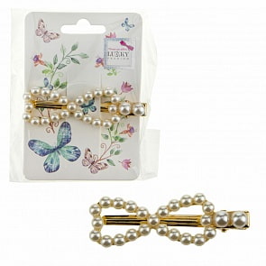 Заколка-зажим Lukky Fashion - Жемчужный бантик (Lukky, Т19594)