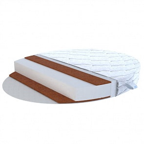 Детский овальный матрас Nuovita Robusto 125 х 75 х 13 см. (Nuovita, DROB_211)