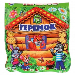 Книга-пищалка для ванны с вырубкой - Теремок (Умка, 9785506024750)