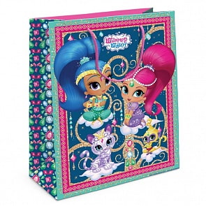 Пакет подарочный Шиммер и Шайн, размер 35 х 25 х 9 см. (Росмэн, 33171ros)