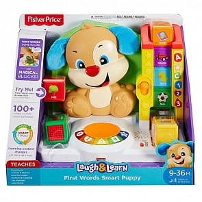 Умная панель ученого щенка FP - Смейся и учись - Первые слова (Mattel, Fisher Price, FJC48)