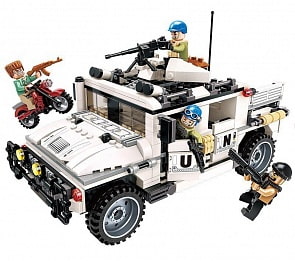 Конструктор с фигурками – Джип, 452 детали (Enlighten Brick, BRICK3205 (12)
