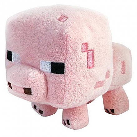 Мягкая игрушка Minecraft Baby pig - Поросенок 18 см 