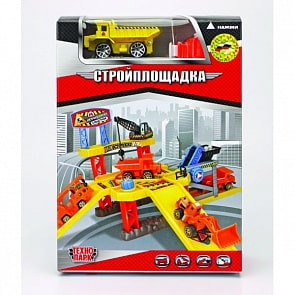 Строительная площадка с машиной и пусковой установкой (Технопарк, 28517sim)