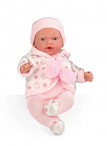 Интерактивный пупс с мягким телом Arias Elegance в розовой одежде, 28 см (Arias, Т16338)