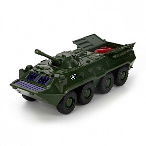 Инерционная модель БТР, свет, звук (Технопарк, X600-H11011-R)