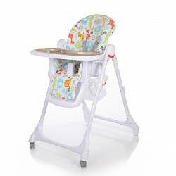 Детский стульчик для кормления Baby Care – Fiesta, серый (Baby Care, FIESTA_ серый) - миниатюра