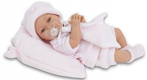 Интерактивная кукла Марти в розовом, озвученная, 29 см. (Antonio Juan Munecas, 1776P)