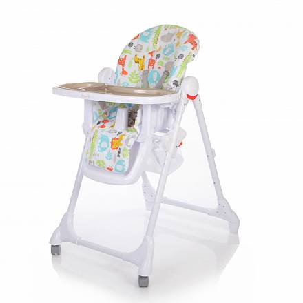 Детский стульчик для кормления Baby Care – Fiesta, серый 