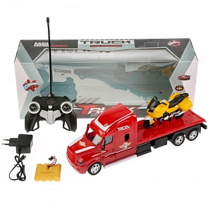 Машина радиоуправляемая 666-664NA на аккумуляторе со светом и мотоциклом (B1569470)