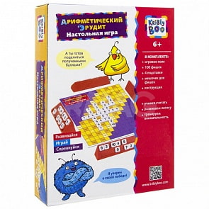 Игра настольная - Арифметический Эрудит (Kribly Boo, 65666)