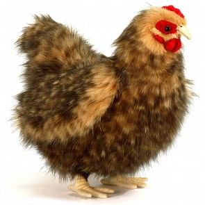 Мягкая игрушка - Курица островной породы, красная, 30 см (Hansa, 5621)