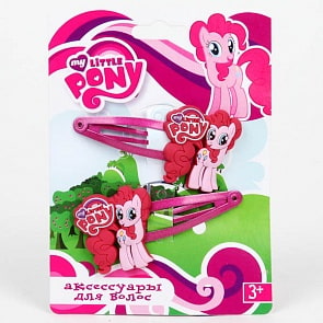 Набор из 2 заколок для волос с фигуркой «Моя маленькая пони» (Играем вместе, HC-LP-02sim)