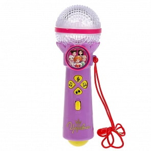 Микрофон из серии Царевны, 20 песен, фраз и звуков, аплодисменты, световые эффекты (Умка, B1902156-R18)