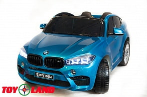 Электромобиль Джип BMW X6M, синий (ToyLand, JJ2168_синий)