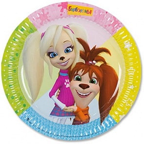 Тарелка Барбоскины, 23 см, 6 штук (Procos, 1502-2104)