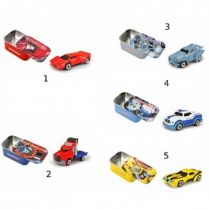 Машинка трансформер - Die-Cast, 7 см и коробка, 5 видов (Dickie, 3113005)