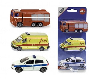 Набор машинок - Служба спасения (Siku, 1819RUS)