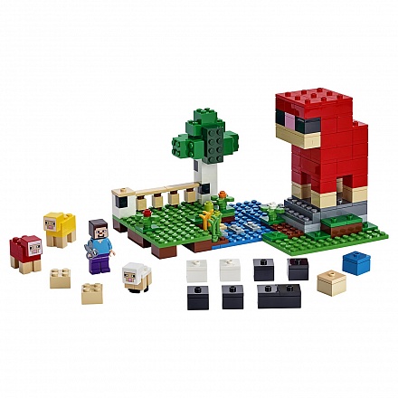 Конструктор Lego®  Minecraft - Шерстяная ферма 