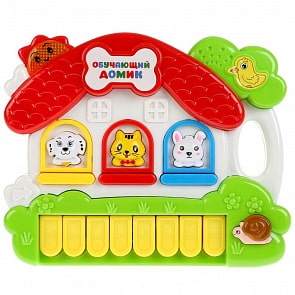 Обучающий домик с 24 стихами и песнями А. Барто - Учим животных и цвета (Умка, ZY707585)