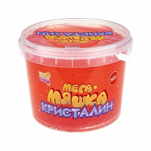 Мега-Мяшка Кристалин, надувная, 500 г, красная (1toy, Т17134)
