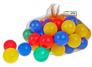 Шарики для бассейна 50 штук в сетке (Затейники, 1036801)